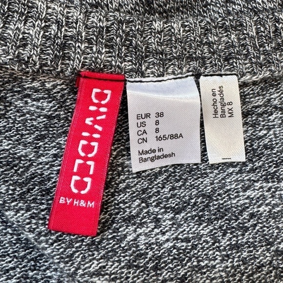 Divided Heather Gray Button Up Cardigan (Sz 8) - Picture 6 of 7